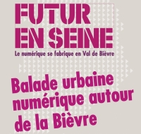 Affiche Balade urbaine numérique Bièvre