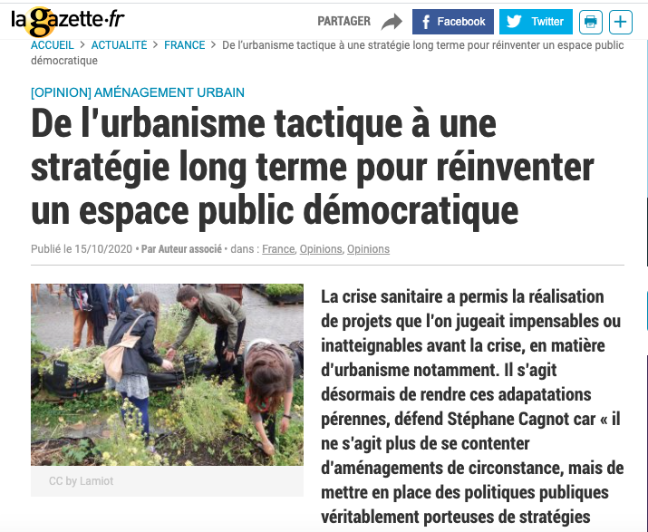 Capture d'écran Gazette des communes © https://www.lagazettedescommunes.com/