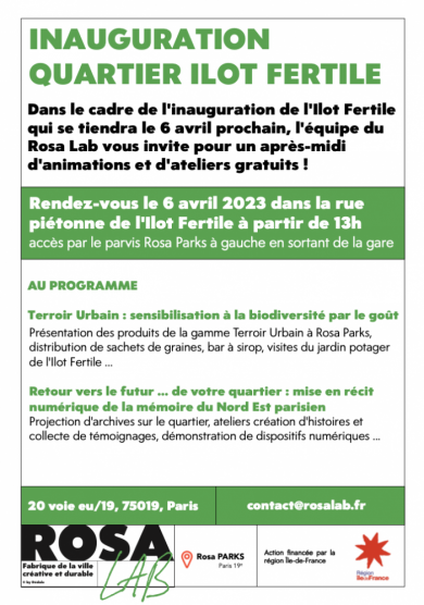 flyer inauguration